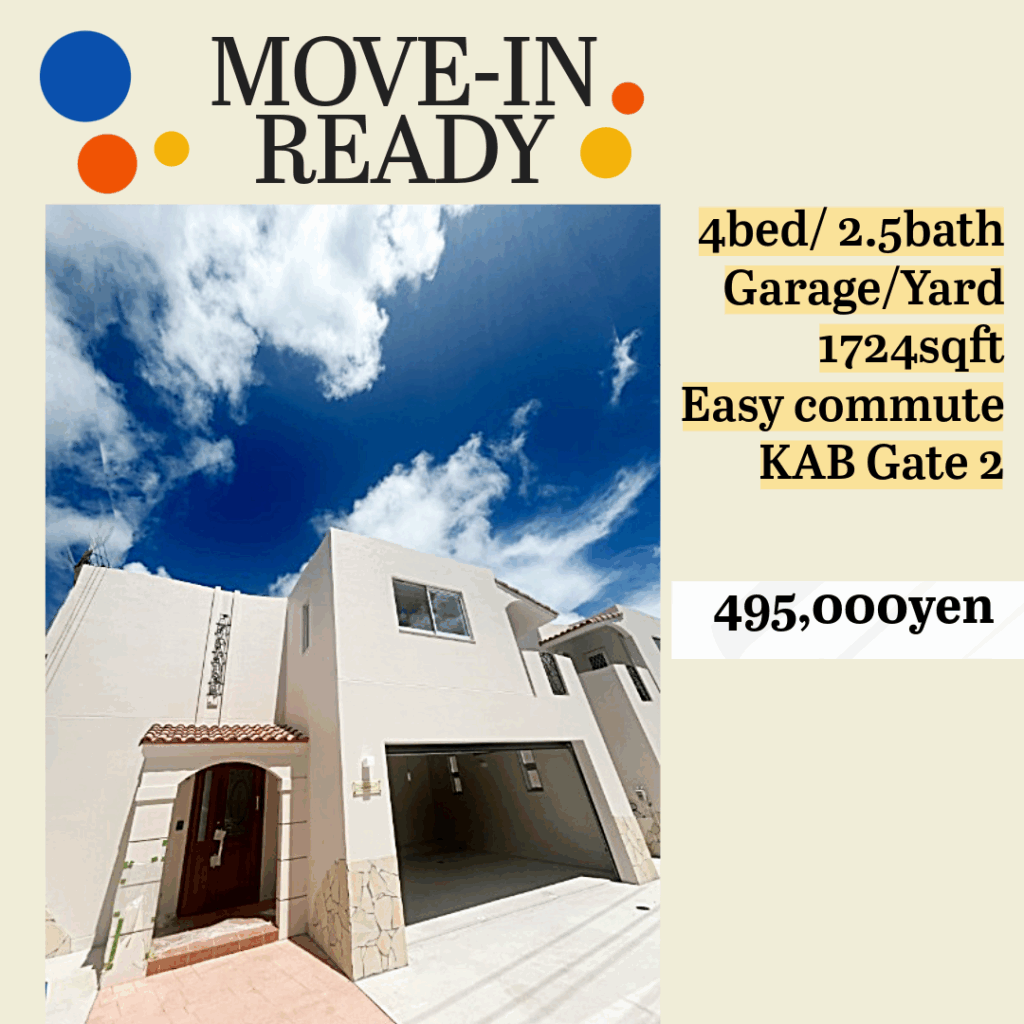 Band new 4 bed house near Kadena Gate2